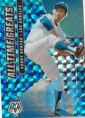 2021 Mosaic All-Time Greats Reactive Blue Prizm #ATG1 Sandy Koufax